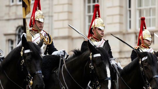 The Blues and Royals make up one half of the Household Cavalry (Credit: MOD).
