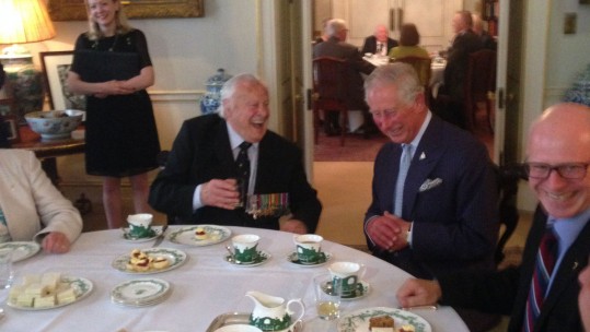Battle of Britain Veterans Enjoy Royal Afternoon Tea