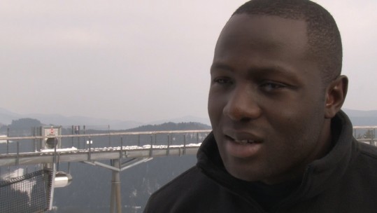 Bobsleigh star Lamin Deen