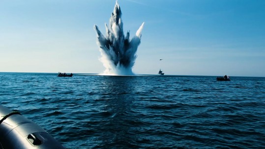 NATO Op Open Spirit minesweeping the Baltic Sea