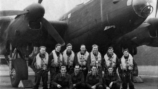 Bomber Command's 138 Squadron with a Lancaster at Tuddenham