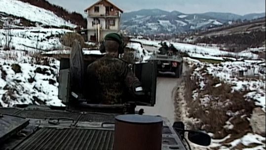 Bosnia Conflict NATO ARRC Dayton Agreement CREDIT BFBS