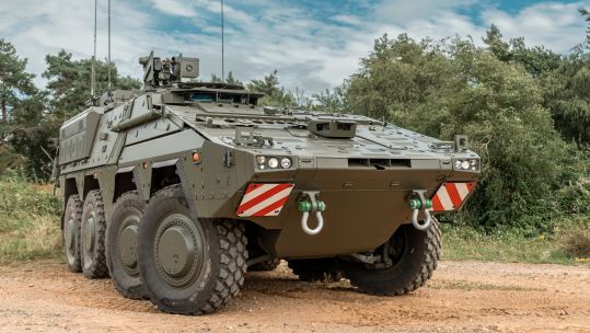 Boxer armoured vehicle begins trials 140723 CREDIT MOD
