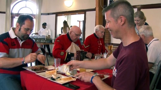 Veterans Get Traditional Military Breakfast In New Club