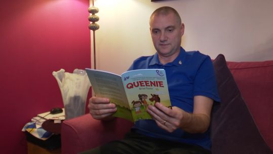 Brian with book Queenie 101219 CREDIT BFBS.jpg