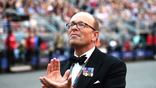 Brigadier David Allfrey will step down after 10 years in the role (Picture: The Royal Edinburgh Military Tattoo).