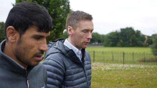British Army Afghanistan veteran John Carson with interpreter Kouchai.