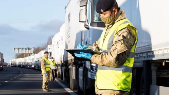 British Army Royal Engineers Covid19 Tests Kent M20 251220 CREDIT MOD