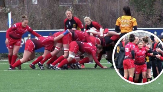 British Army Women rugby union team vs Germany