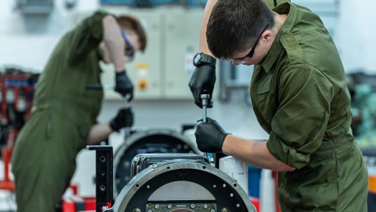 British Army named top apprenticeship in the country. Anon apprentices. 211020 CREDIT BRITISH ARMY.jpg