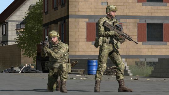 British Army tests innovative virtual reality training pic of soldiers Credit MOD 