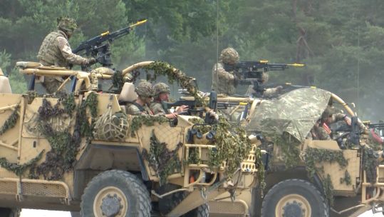 British Army's Desert Rats training in Germany ahead of leading Nato's Very High Readiness Joint Task Force