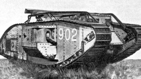 British First World War tank