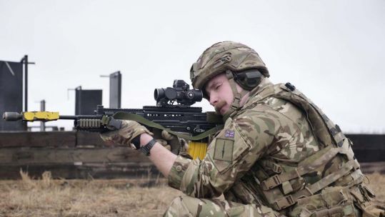 Cover image: Royal Marine during Exercise Winter Partisan (Picture: Royal Navy).