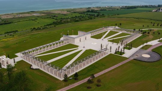 	British Normandy Memorial in Ver-sur-Mer, Normandy