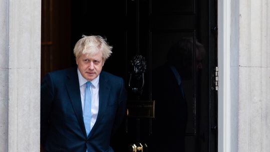 British Prime Minister Boris Johnson outside 10 Downing Street 050919 CREDIT PA