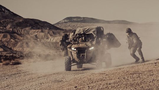 British Royal Marines with Alpha Company, 40 Commando in California (Picture: US Department of Defense).