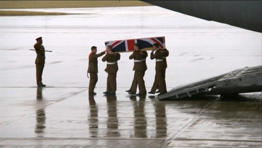 British Soldier Scott Hetherington Repatriated