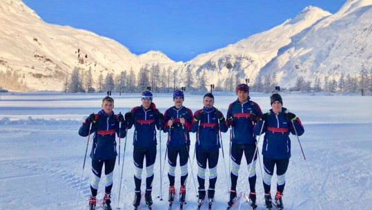 British soldiers at Army Nordic Biathlon semi finals 2018