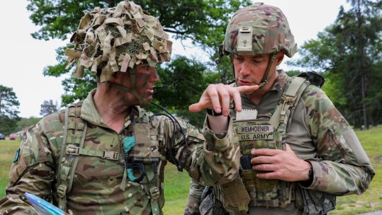 British Army reservists trained with American National Guardsmen during Nato's Exercise Northern Strike (Picture: The Royal Yorkshire Regiment).
