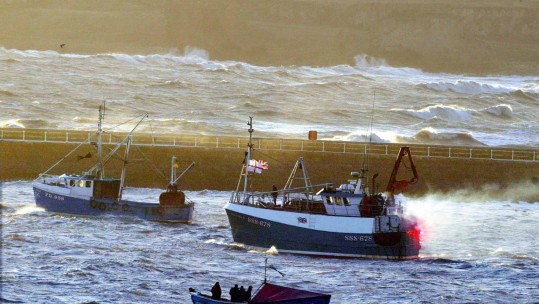 British fishing vessels library image