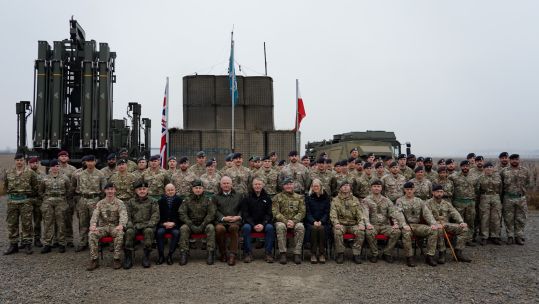 British troops thanked for defending Polish airspace as successful air defence deployment concludes Op STIFFTAIL 121224 CREDIT MOD