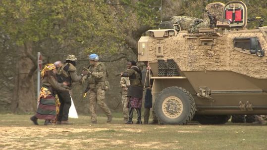 British troops train for Mali deployment 304021 CREDIT BFBS.