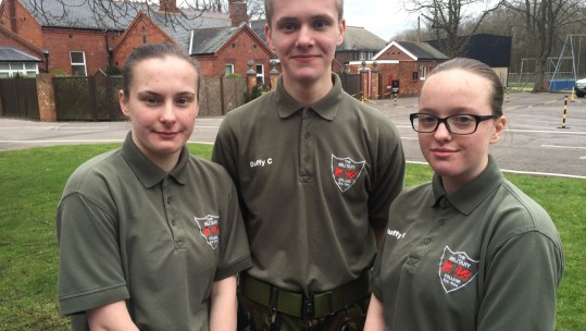 First Triplets To Serve Together In British Army