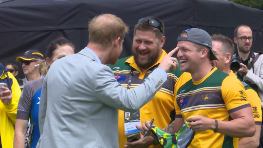Prince Harry Asked To Sign Australian Team Speedos
