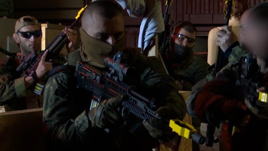Bulgarian special forces work with Royal Marines on large UK deployment 05042023 CREDIT BFBS