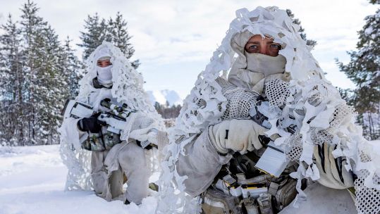 C Company of the 2nd Battalion The Parachute Regiment (2 PARA) are deployed on Exercise Joint Viking in Bardufoss, Norway.