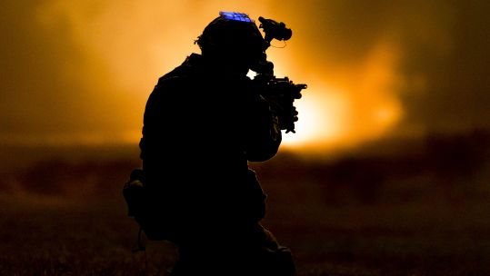 C Company, 3rd Battalion Parachute Regiment on exercise Yellow Assault 300119 CREDIT MOD
