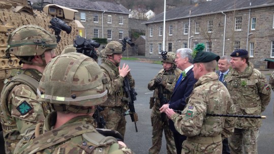 Defence Secretary In First Visit To Closing Base