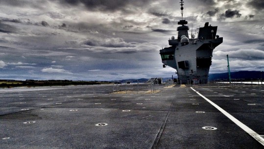 Unauthorised Drone Lands On HMS Queen Elizabeth