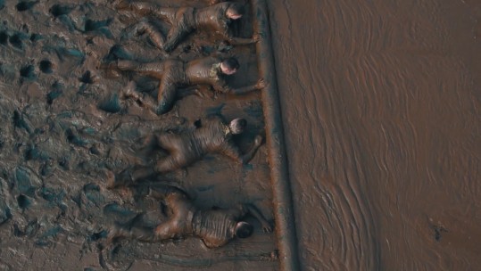 Royal Marines mud run