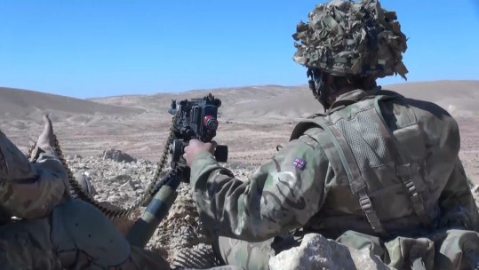 Princess of Wales’s Royal Regiment British Army Jordan Desert
