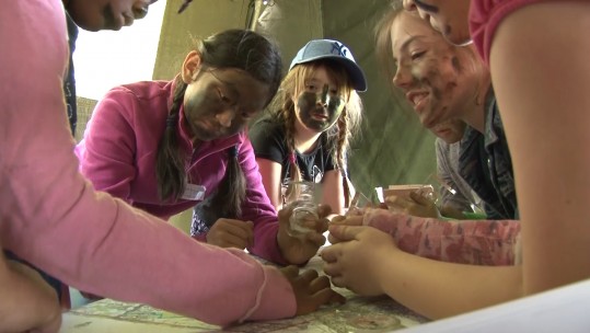 Forces Children Brush Up On Soldiering Skills
