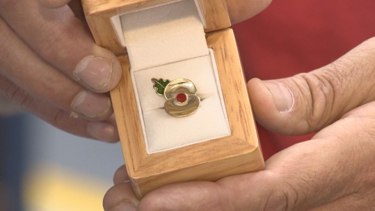 WATCH: How These Poppy Pins Containing WW1 Brass Are Made