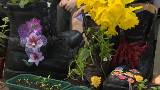 Flower British Army Boots