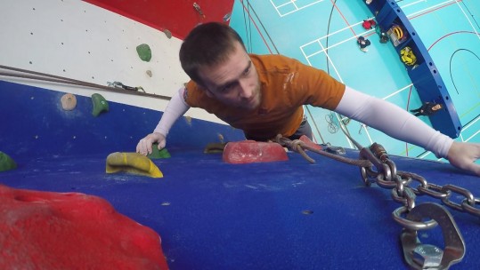 Blind RAF veteran climber Garry Morrison