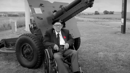 Service for 96 Year Old WW2 Veteran And Tireless Military Campaigner