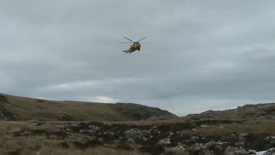 Falkland Islanders Say Farewell To The Sea King