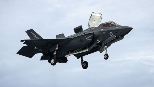 The MOD has said that the aircraft will return to the Carrier Strike Group 25 as soon as possible (Picture: MOD)