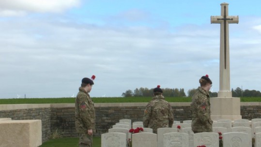 Cadets on the Somme 091118 CREDIT BFBS