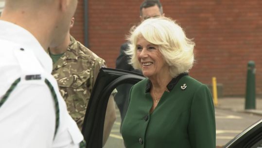Camilla Duchess of Cornwall at Chepstow