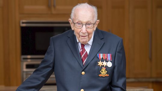 Cover image: Captain Sir Tom Moore (Picture: MOD).