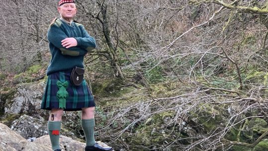 Captain Alan McEwen of 7 SCOTS Burns Night DATE UPLOADED 250122 CREDIT BFBS
