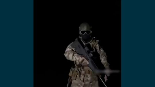 Captain HIMARS' message to Russian soldiers in viral Twitter video (Picture: Defense of Ukraine).