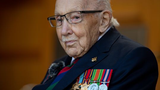 Cover image: Captain Sir Tom (Picture: PA).