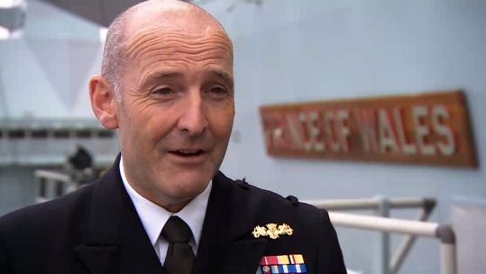 Captain Steve Higham, former Commanding Officer of HMS Prince of Wales